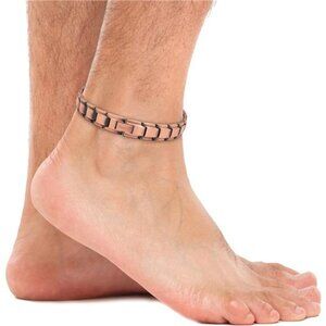 Copper Anklet for Men – Ultra Strength Magnetic Ankle Bracelets Trendy